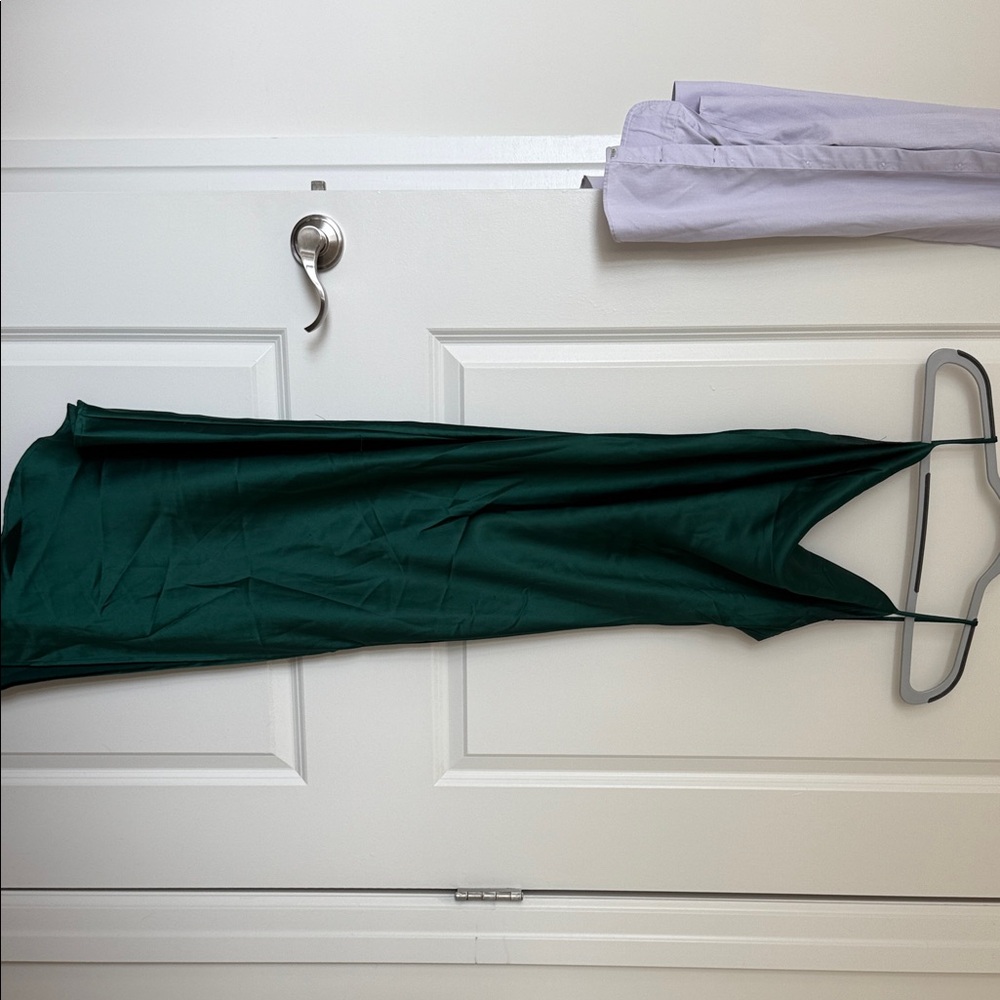 Elegant Green Slip Dress